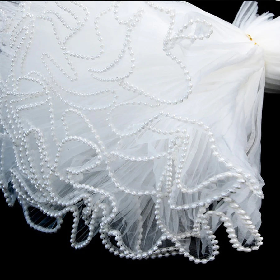 28cmx400cm Flower Wrapping Paper Pearl Wave Yarn Flower Packaging Lace Mesh Florist Handmade Bouquet Gift Packaging Supply Decor